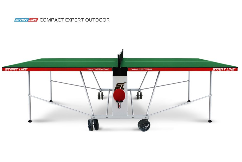 Стол теннисный Compact EXPERT 4 Всепогодный Зелёный