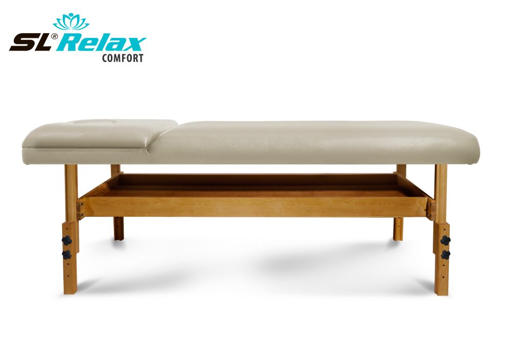 Массажный стол Relax Comfort бежевая кожа (№4 )