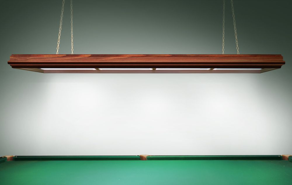Лампа Evolution 4 секции сосна (ширина 600) (№6,фурнитура медь)