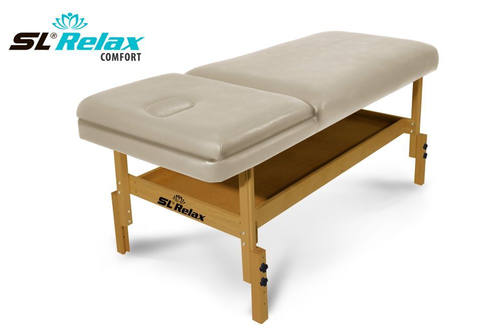 Массажный стол Relax Comfort бежевая кожа (№4 )