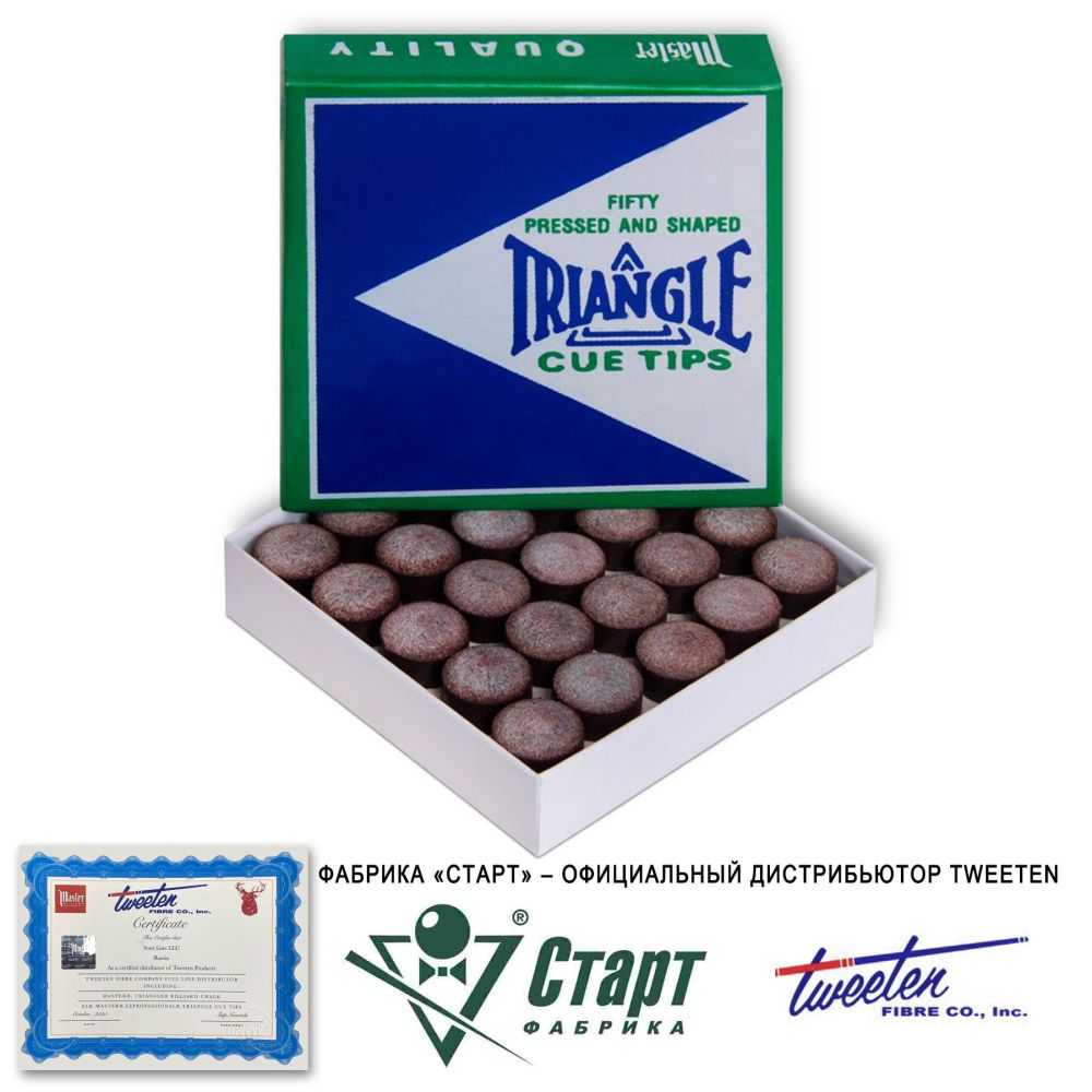 Наклейка Tweeten Triangle 12,5 мм (50 шт)