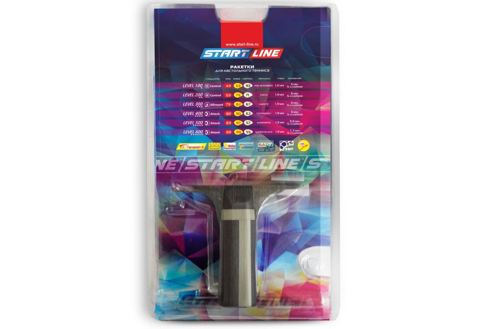 Теннисная ракетка Start line Level 600 New (анатомическая) 12703