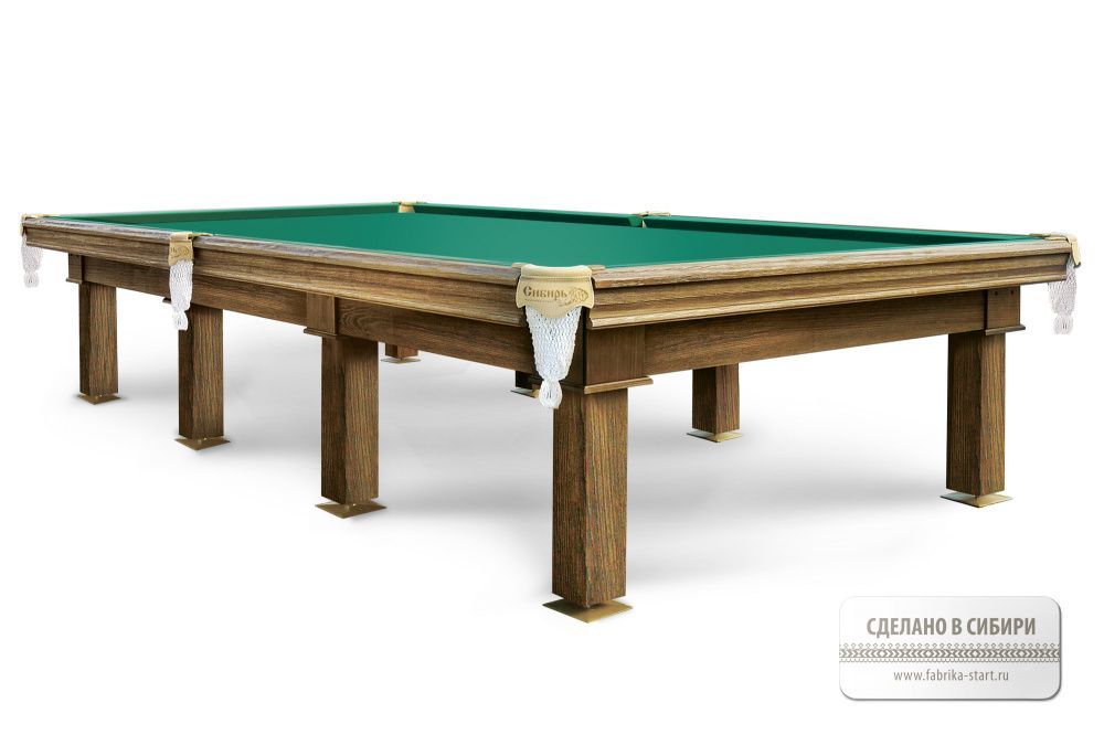 Сибирь СБ 7 сосна (Пул, Grey, PBS_3_40, Сукно amp;quot;Euro Pro 50amp;quot; ш1.98м Yellow green, Х/б сетка)