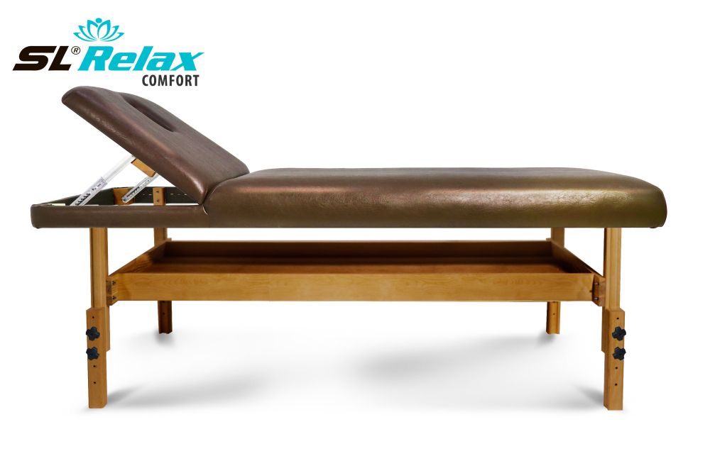 Массажный стол Relax Comfort коричневая кожа (№4 )